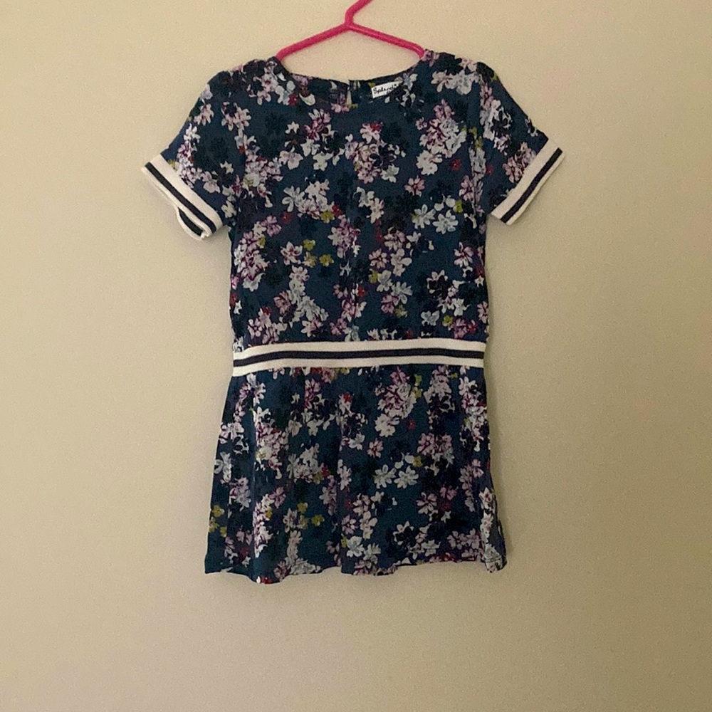 Splendid girl floral navy dress